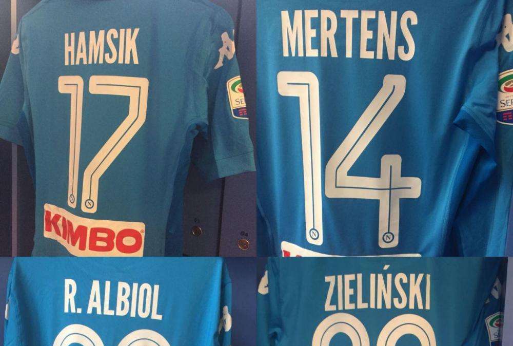 FOTO - Napoli in maglia azzurra contro il Torino: le immagini dagli spogliatoi