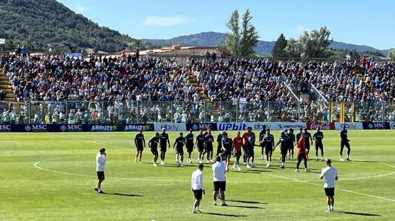 Ritiro Napoli a Castel di Sangro, oggi allenamento mattutino: il programma