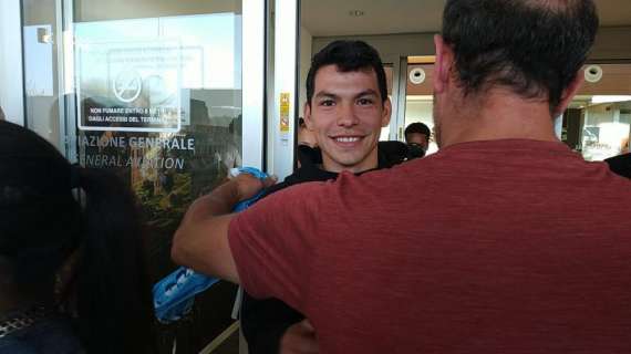 FOTO&VIDEO TN - Lozano arrivato a Villa Stuart! Messicano sorridente ed accolto da una ventina di tifosi
