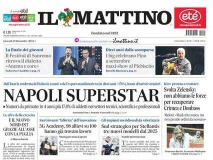 Il Mattino: "La rincorsa"