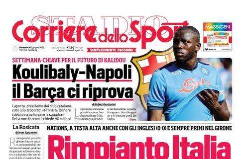 PRIMA PAGINA - CdS Campania: "Koulibaly-Napoli, il Barça ci riprova"
