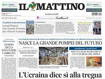 Il Mattino: "Buongiorno: 'Noi e la città Anema e Core per vincere'"