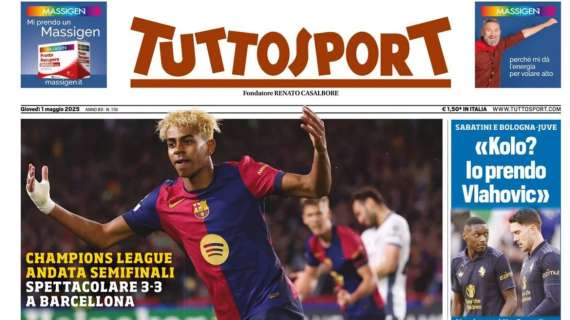 Tuttosport: "Yamal da urlo. L'Inter anche"