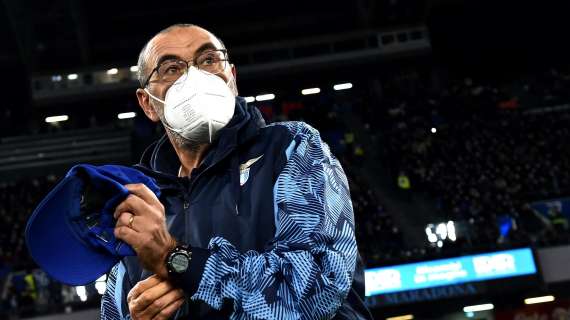 Lazio, Sarri ammette: “Nel primo tempo eravamo ancora malati dal disastro di Napoli”
