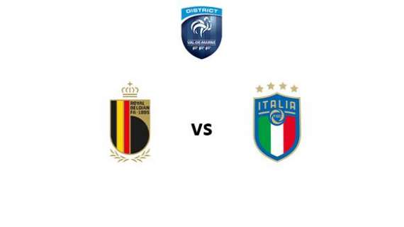 Belgio U16 vs Italia U16