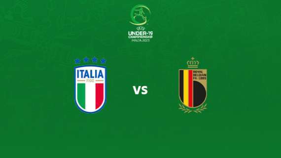 Italia U19 vs Belgio U19