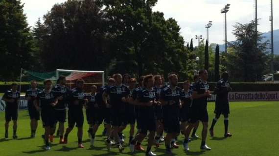 Cassano, Balotelli e Giovinco segnano in partitella. Chiellini ancora out nella rifinitura
