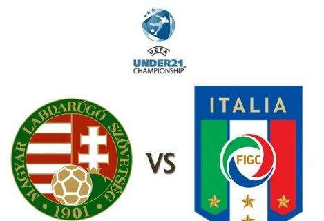 UEFA Under 21 Championship - GRUPPO 7 - Ungheria vs Italia 0-3 (47'-65' Gabbiadini, 82' Borini)