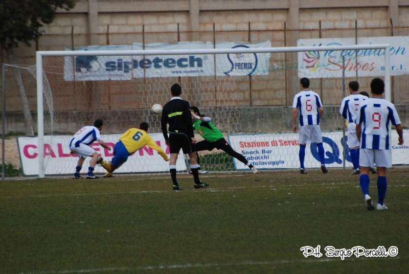 Nella foto il gol di Giordano