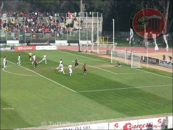 Rigore realizzato da Mazzeo