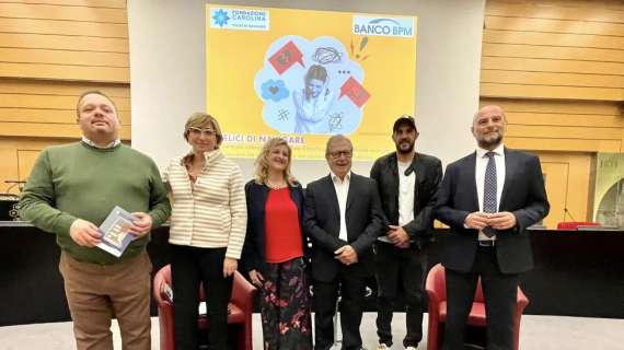 Fondazione Carolina promuove l'incontro “Felici di Navigare”: Gonzalez e Novara FC contro il cyberbullismo
