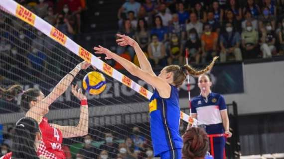 Volley femminile, Nazionale - Inaugurato Palazzo Wanny, le Azzurre battono la Croazia 3-2