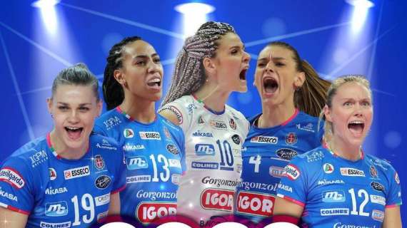 IGOR Volley Novara - Una cinquina di conferme in azzurro