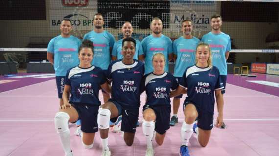 IGOR Volley Novara - Primo giorno di lavoro per quattro azzurre