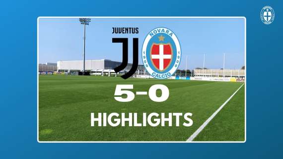 Juventus - Novara   5 - 0,  la sintesi dell'incontro