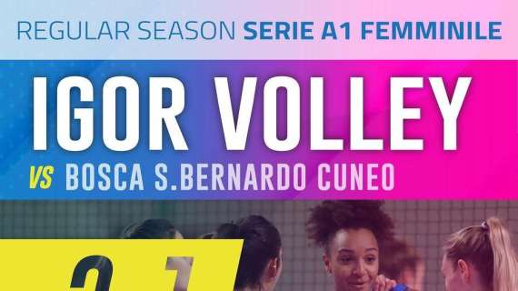Video - Volley Femminile 2020-21, Serie A1 , recupero 5^ Giornata: IGOR Gorgonzola Novara - Bosca San Bernardo Cuneo, la sintesi