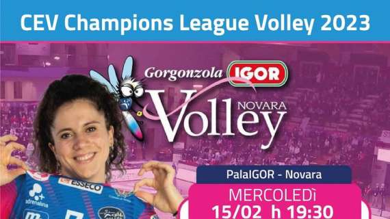 IGOR Volley Novara - Questa sera si gioca il recupero contro il Vakifbank al PALAIGOR