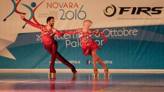 Sabato la cerimonia di apertura dei 61esimi Campionati Mondiali di Pattinaggio Artistico a Rotelle di Novara 2016