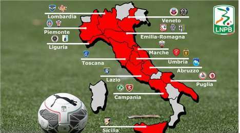 La B che sarà: Emilia Romagna leader, torna l'Abruzzo, 13 le regioni rappresentate, 20 su 22 le squadre che hanno disputato la Serie A
