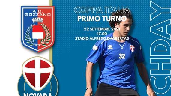 Alle 17.00 Coppa Italia: GOZZANO - NOVARA