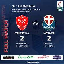 Video:  TRIESTINA - NOVARA   2 - 2  |  Il tabellino e gli highlights del match