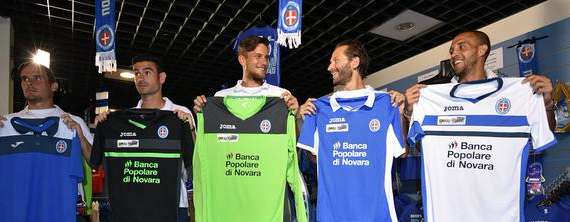 Presentata al Novara Store la maglia ufficiale della stagione 2015/16