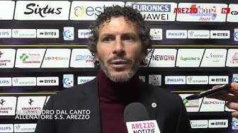 Video - Mister Dal Canto al termine di Arezzo-Novara 1-1
