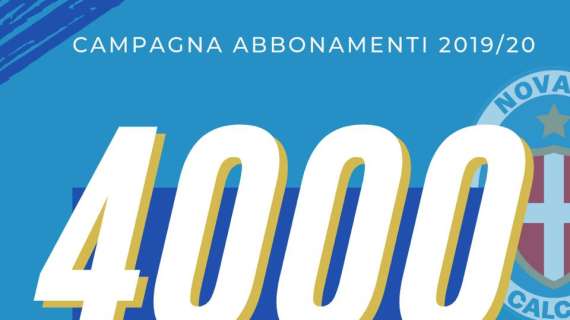 Campagna abbonamenti 2019-2020: superata quota 4.000 !