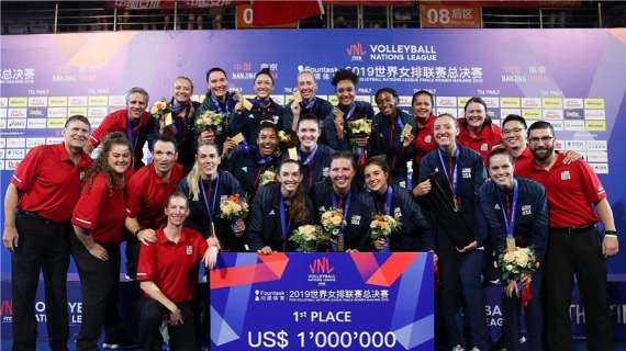 Volley femminile, Nazionale - Volley Nation League: USA in trionfo, le americane si confermano sul trono, Brasile ko al tie-break, la Cina conquista il terzo posto