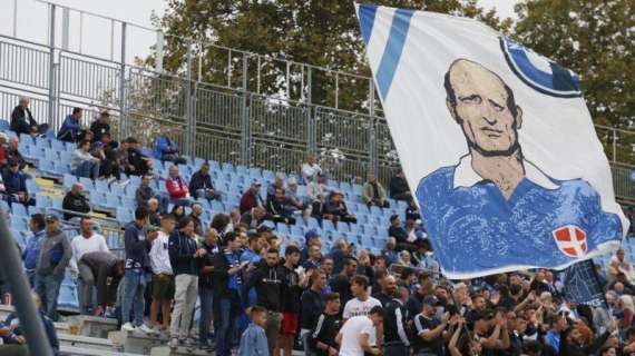La curva Nord azzurra