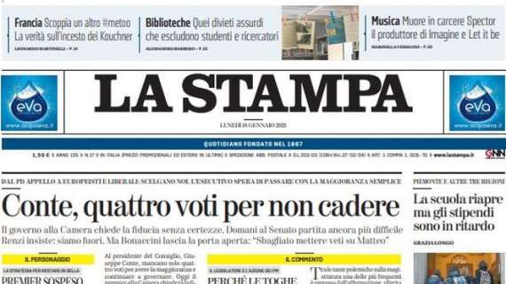Rassegna stampa - LA STAMPA: "La Pro torna a vincere | Novara sempre più giù"