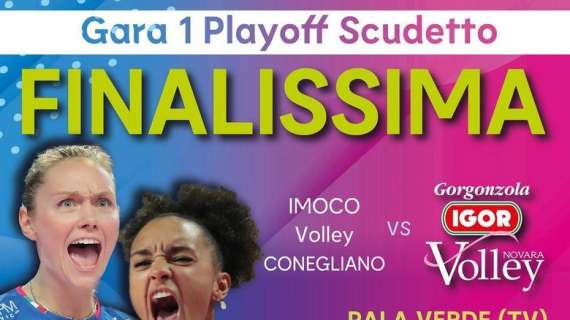 Video:  Imoco Volley Conegliano - IGOR Volley Novara   3 - 2,  il prepartita