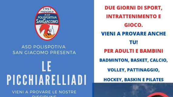Hockey Pista - Asd Polisportiva San Giacomo: le Picchiarelliadi: due giorni di sport e divertimento a Novara