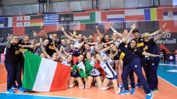 Volley femminile, Nazionale Under 17 - Europei: l’Italia supera 3-1 la Turchia e si laurea Campione d’Europa