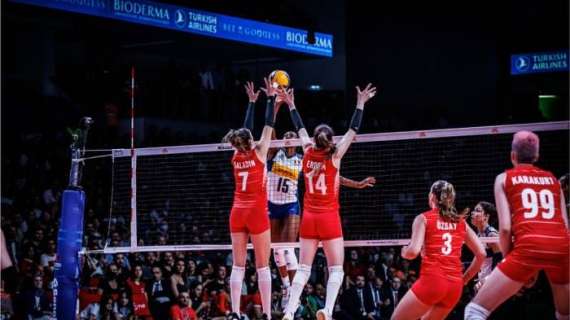 Volley femminile, Nazionale - VNL 2022: Azzurre sconfitte all’esordio dalla Turchia