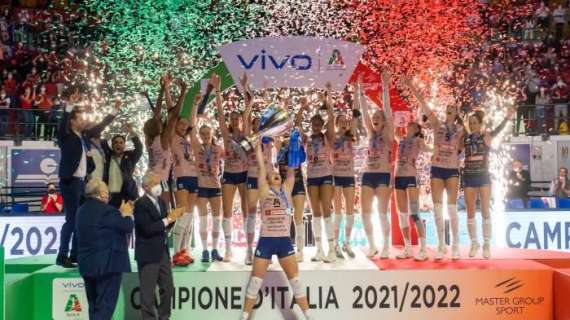 Volley femminile - Serie A1: Prosecco Doc Imoco Conegliano Campione d'Italia