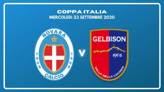Coppa Italia: il 23 settembre Novara - Gelbison Vallo della Lucania