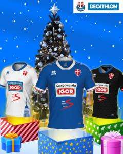 E' iniziata la vendita natalizia del materiale ufficiale Novara FC