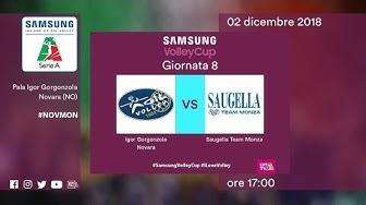 Video: IGOR Gorgonzola Novara - Saugella Monza  3 - 0 ,  la sintesi