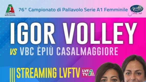 IGOR Volley Novara - Questa sera la Igor riceve Casalmaggiore