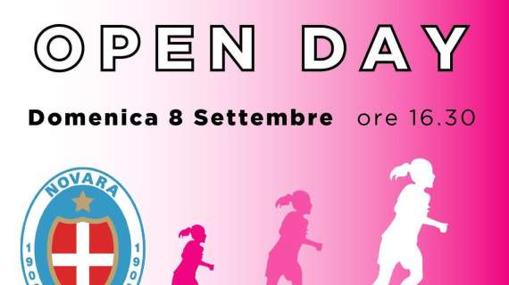 Open Day per il Novara Calcio Femminile