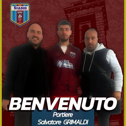 L'ex Paganese Grimaldi è un nuovo portiere della Siano Calcio 2017