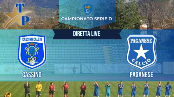 LIVE Cassino-Paganese Serie D