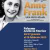 Cultura, il prossimo 27 gennaio inaugurazione della mostra itinerante “Anne Frank, una storia attuale” all'Archivio storico comunale