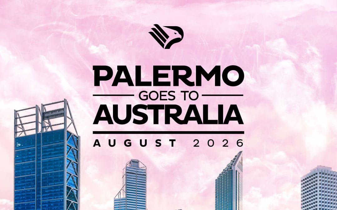 Palermo, tournée in Australia ad agosto