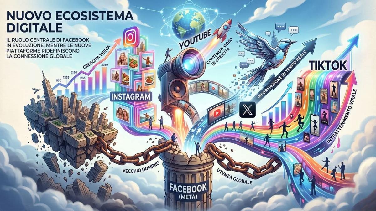 Social network, cambia lo scenario globale: il ruolo centrale di Facebook e la crescita delle nuove piattaforme