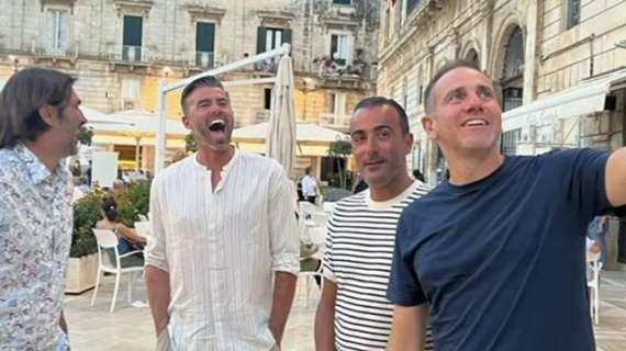 Foto, Ex Palermo: Barzagli, Barone e Zauli insieme in vacanza
