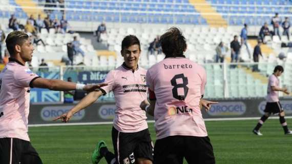 Serie A, Palermo-Sampdoria: 1-0 f.p.t.