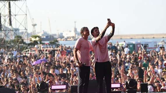 Palermo, Inzaghi e Brunori sul palco di Radio Italia Live