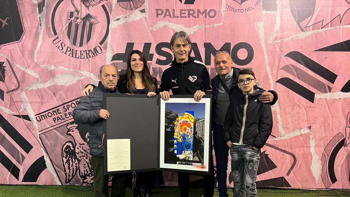 Palermo, Inzaghi ha incontrato i familiari di Totò Schillaci
